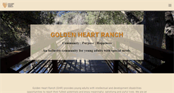 Desktop Screenshot of goldenheartranch.org