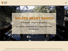 Tablet Screenshot of goldenheartranch.org